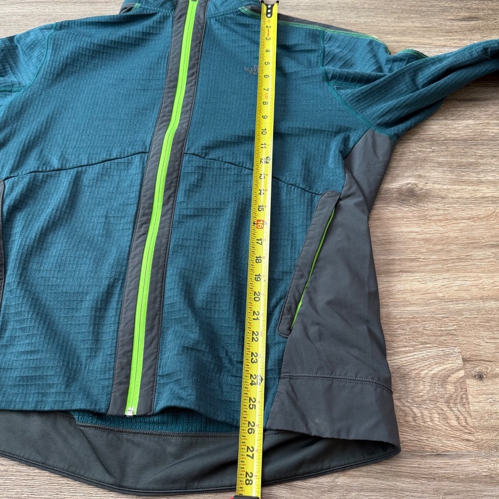 The North Face Full Zip Jacket Fleece Technical | Teal Gray | Size XL - Picture 12 of 12